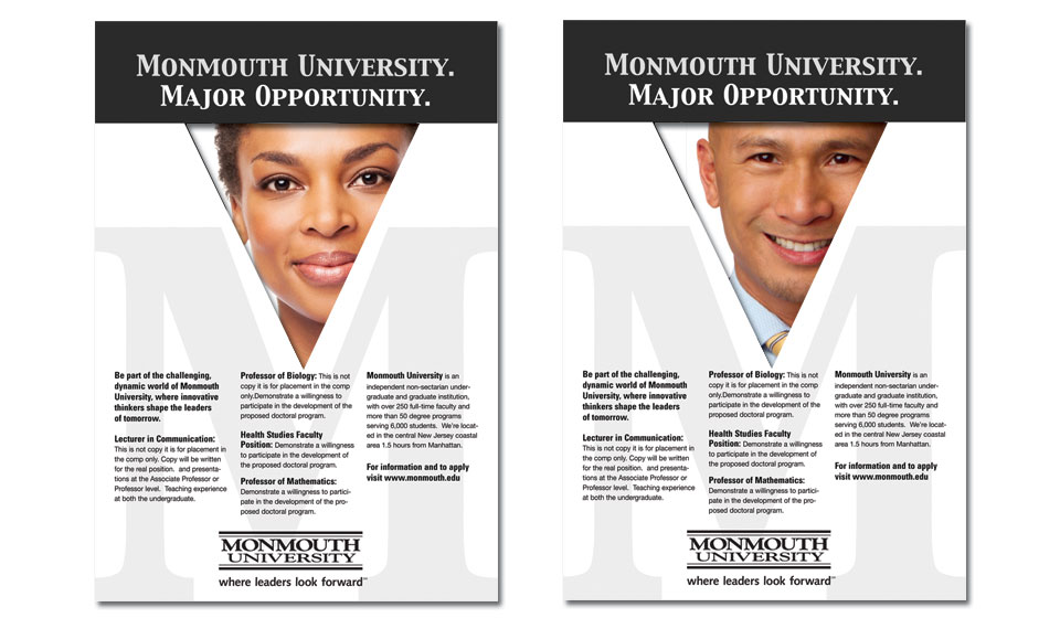 Ad campaign for Monmouth University